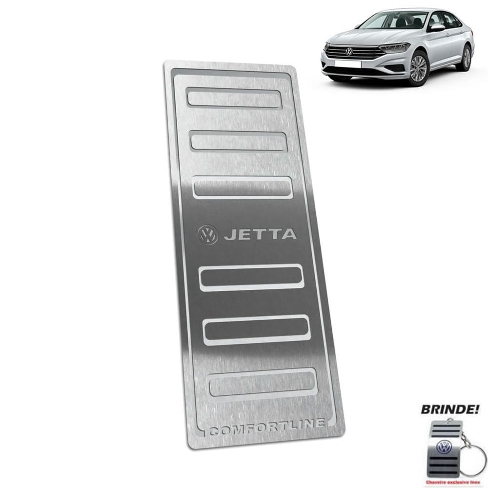 Descanso de Pé Volkswagen Jetta Comfortline Aço Inox Prata