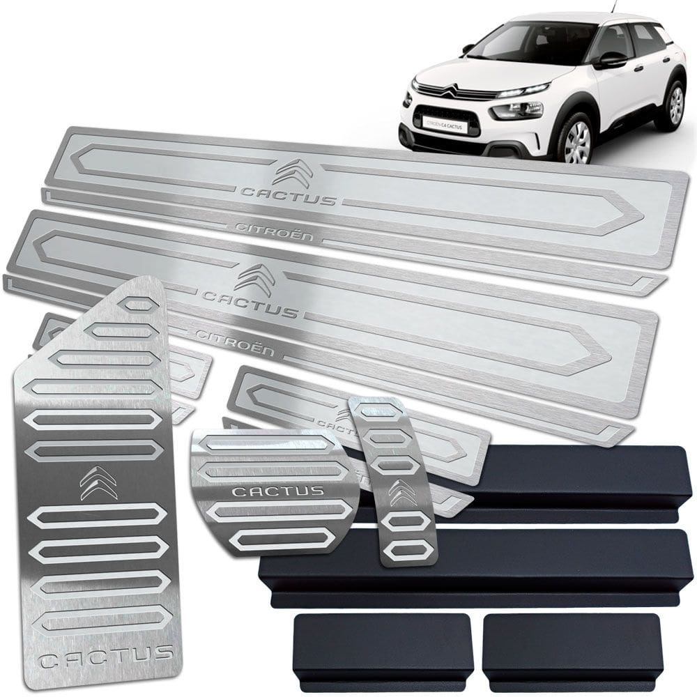 Descanso Pedaleira Automático Soleira Citroen C4 Cactus Inox