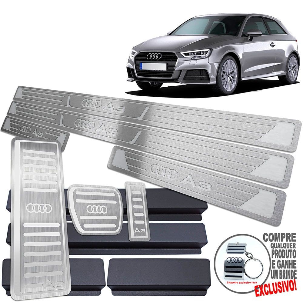 Pedaleira Aut Soleira Descanso Prata Audi A3 2017 A 2021