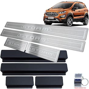 Soleira Ford Ecosport Storm 2018 A 2020 Prata Baixo Relevo