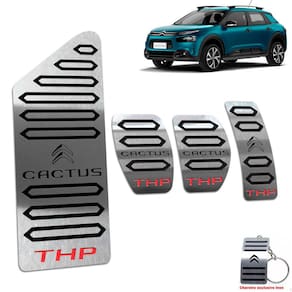 Descanso + Pedaleira Manual Citroen C4 Cactus Thp Inox Preto