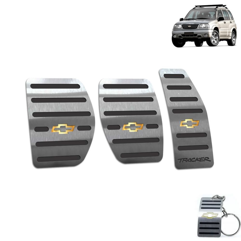 Pedaleira Manual Chevrolet Tracker 2001 A 2009 Preto