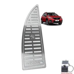 Descanso De Pé Em Aço Inox Peugeot 2008 2020 2021 Prata