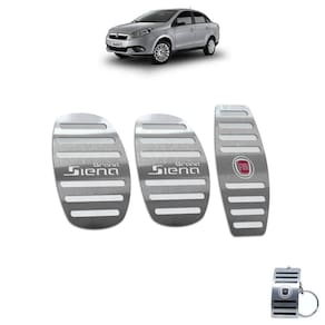 Pedaleira Manual Fiat Grand Siena 2013 A 2020 Prata