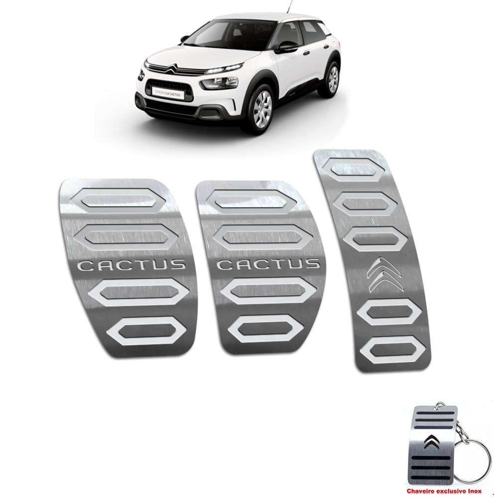 Pedaleira Manual Citroen C4 Cactus Aço Inox