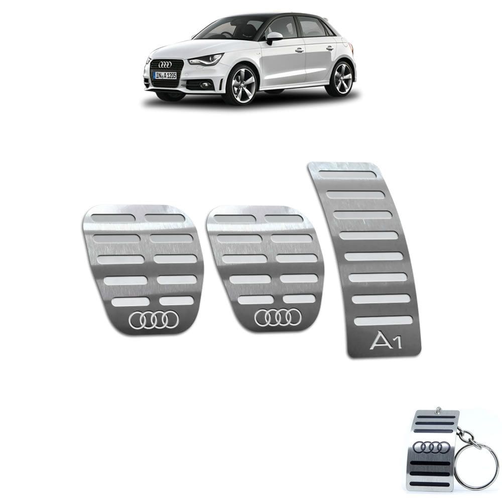 Pedaleira Manual Em Aço Inox Audi A1 2011 A 2018 Prata