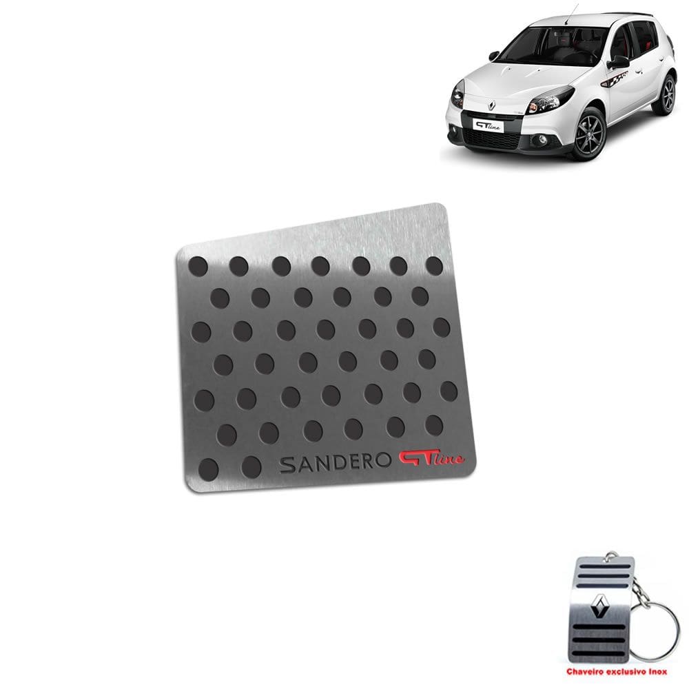 Descanso De Pé Renault Sandero Gt Line 2008 A 2013 Preto