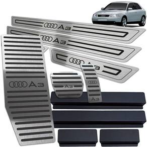 PEDALEIRA AUTOMÁTICO SOLEIRA DESCANSO AUDI A3 1996 06 Preto