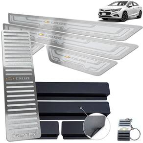 Descanso + Soleira Prata Chevrolet Cruze Premier 2017 A 2020