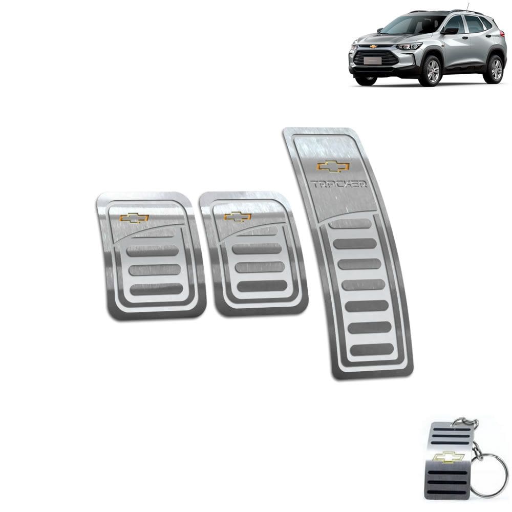 Pedaleira Manual Chevrolet Tracker 2020 Prata