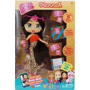 Boxy Girls Temporada 2 Black Hair Hannah Doll Paz Amor Hippie