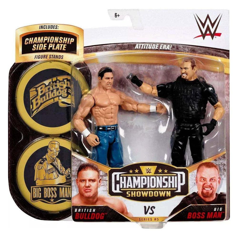 WWE British Bulldog vs Big Boss Man Championship Confronto