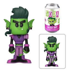 Funko Soda Teen Titans Metal Beast Boy Figura de Vinil Limitada