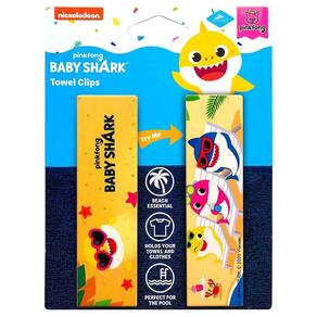 Pinkfong Baby Shark Toalha Clipes Yellow Secure Bag Lounge