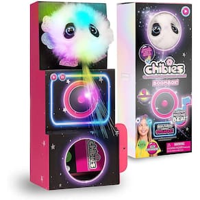 Chibies Boom Box Ava Panda Interativo com Brilho de Música