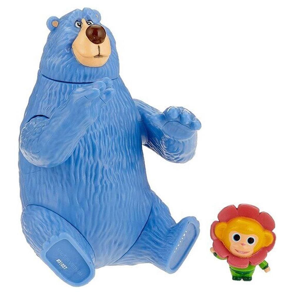 Wonder Park Boomer Urso Azul Figura Chimpanzombie Flor