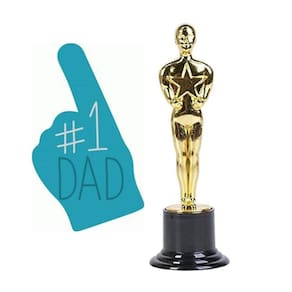 Feliz Dia dos Pais #1 Troféu Pai Prêmio Especial Amor aos Pais