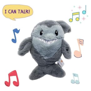 Shark Mimic Repeats Talk Back Plush Early Learning Kids Toy