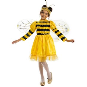 Bumblebee tamanho da abelha XS Girls Traje de animal de pelúcia Dress-Up