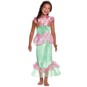 Vestido mágico sereia princesa XS 3T-4T para crianças