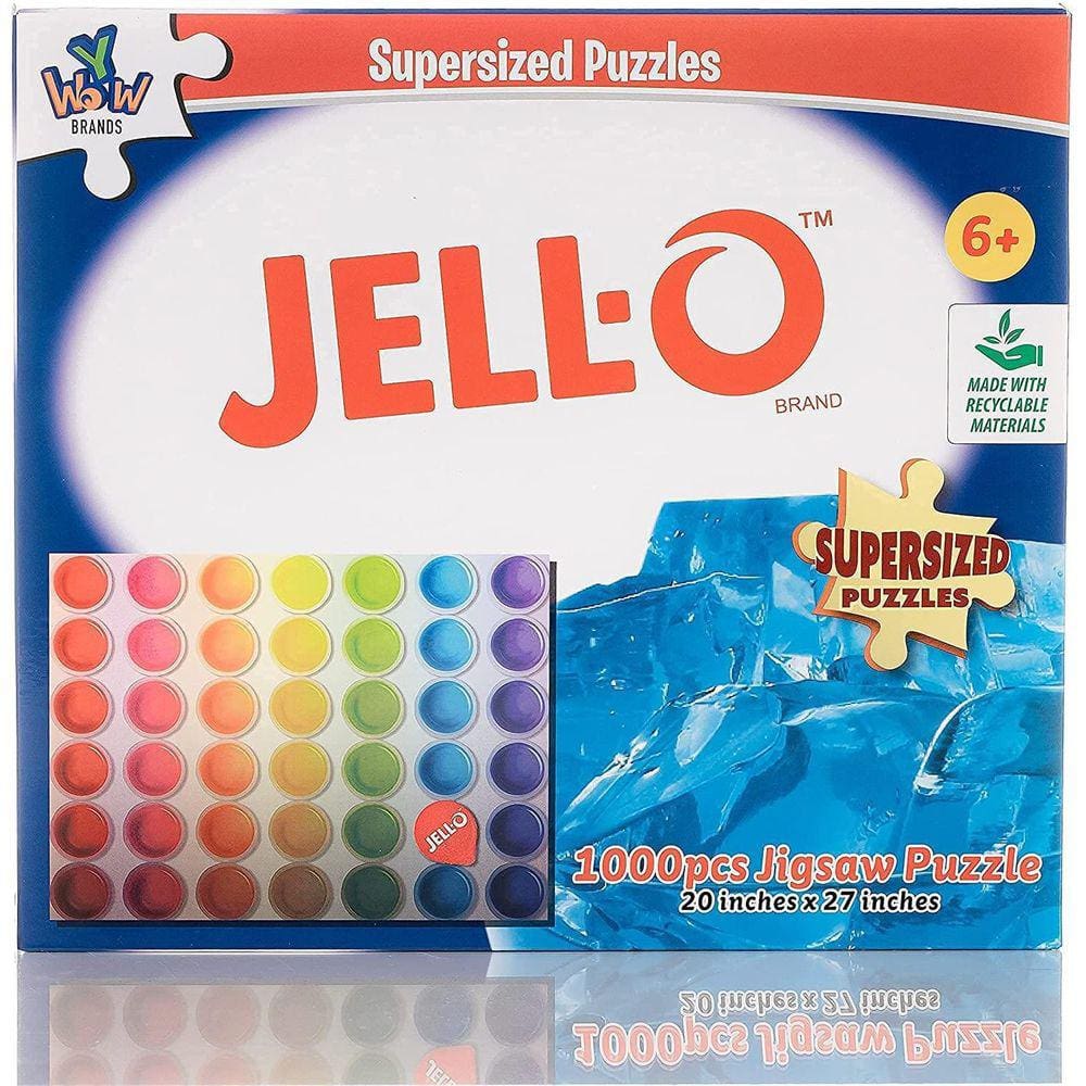Jell-O 1000 Peça SuperSized Jigsaw Puzzle Gigante 20 "x27"
