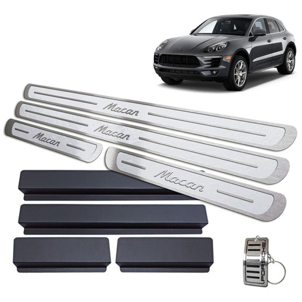 Soleira De Porta Alto Relevo Porsche Macan 2013 a 2023