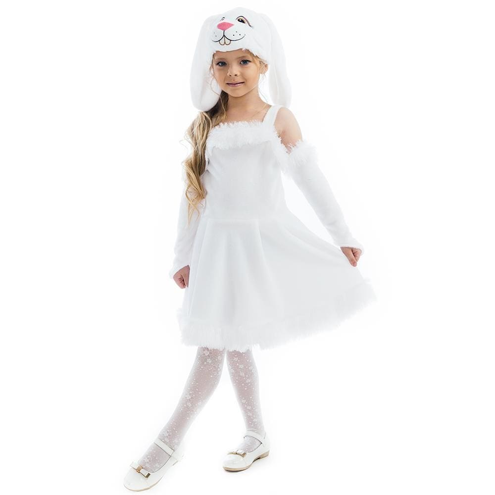 Coelho Hoppy tamanho XS 2/4 pelúcia branco coelho meninas fantasia