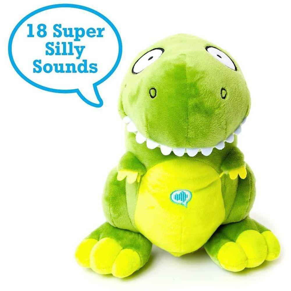 Silly Sounds Plush Talking Dinossauro T-Rex Arrota Peidos Rugidos