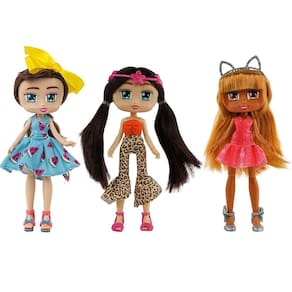 Boxy Girls Mila Hannah Brooklyn Moda Doll 3 Temporada de Peças