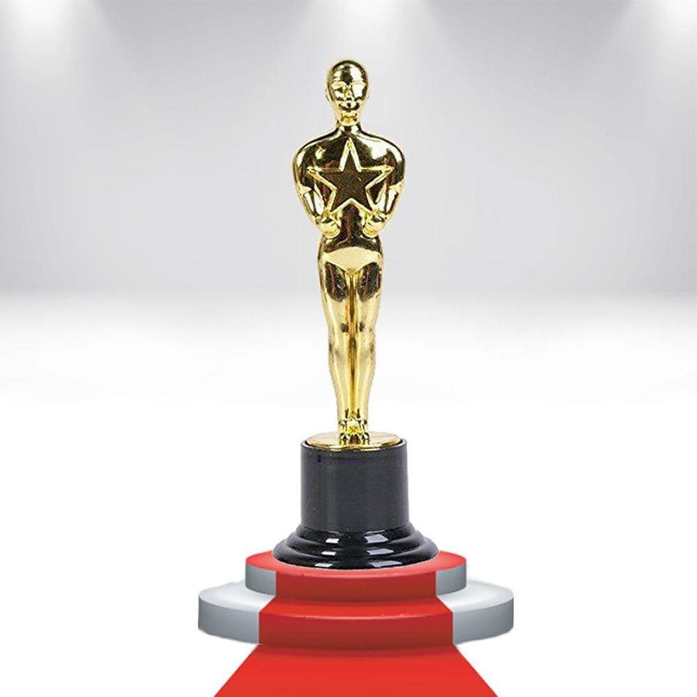 Hollywood Award Troféu de Ouro 12PK Festa VIP Inspirada no Oscar