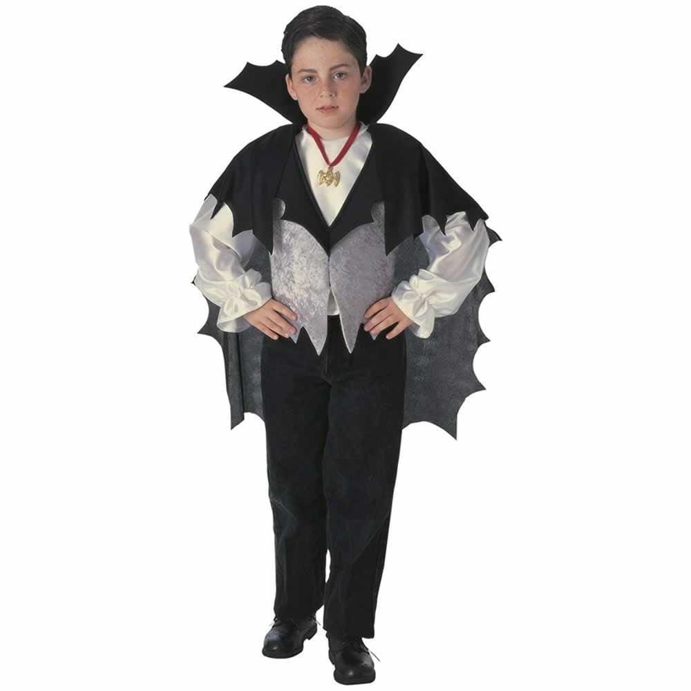 Vampiro Clássico Drácula Childs tamanho M 8/10 Traje Rubie`s