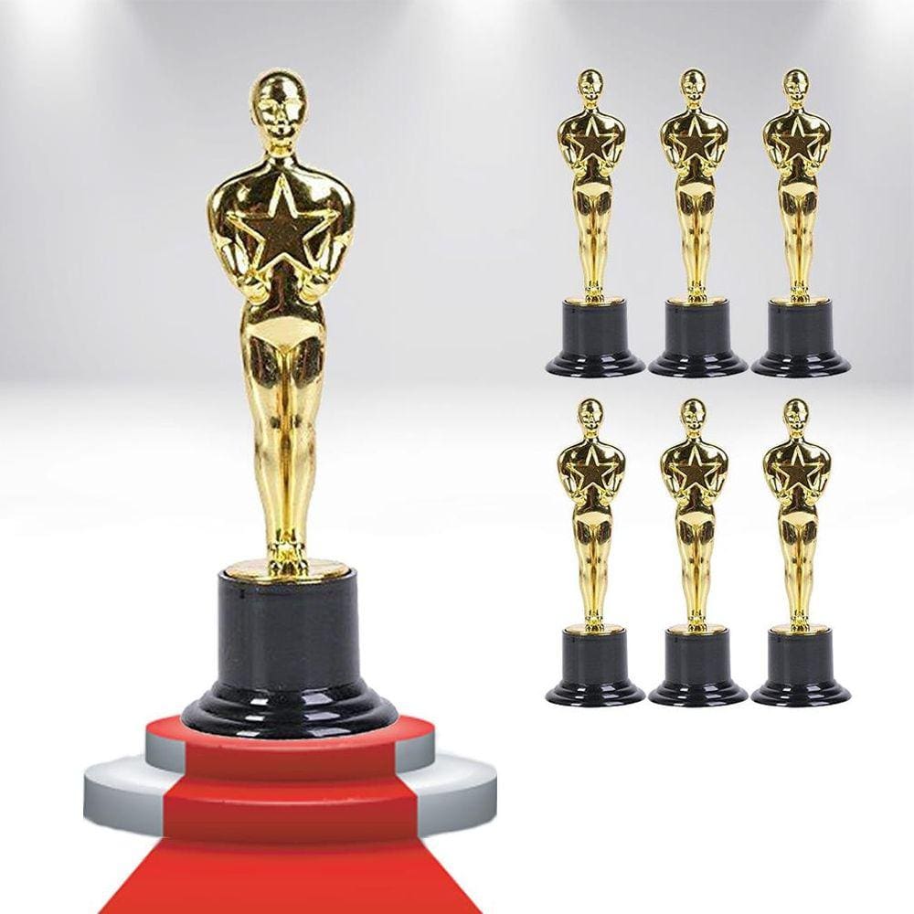Hollywood Award Troféu de Ouro 6PK Festa VIP Inspirada no Oscar