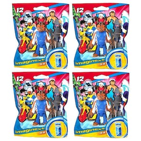 Imaginext Série 12 Surprise Bag 4-Pack Figuras Colecionáveis