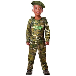 Camiseta Infantil Militar Soldado Camuflada 2-4 anos - Resistente e Forte