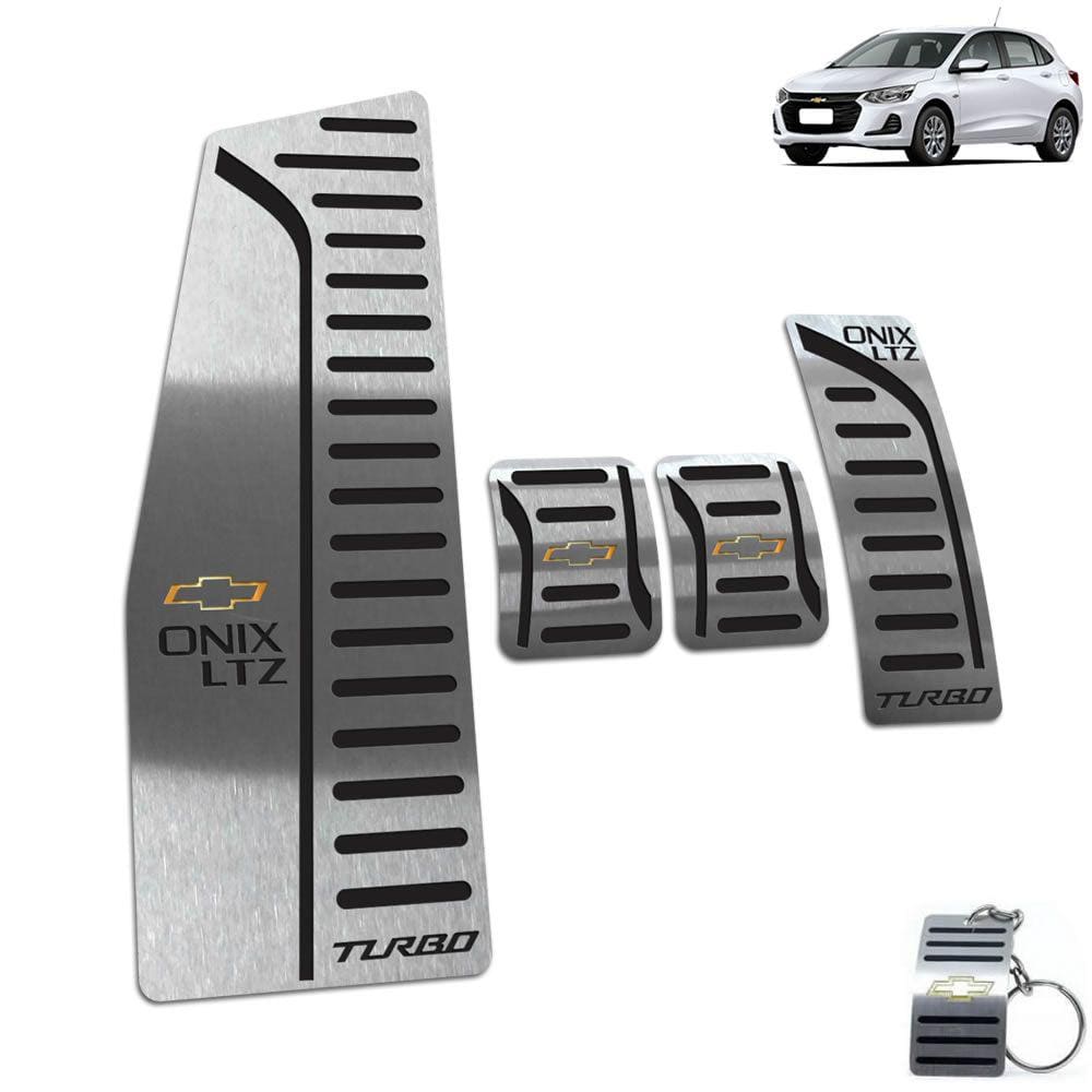 Descanso + Pedaleira Manual Onix Turbo LTZ 2020 Preto