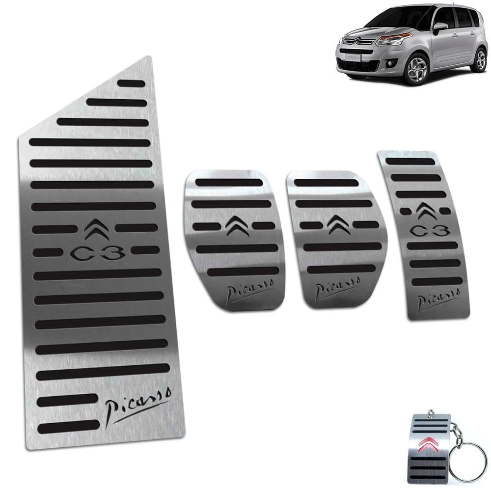 Pedaleira + Descanso Citroen C3 Picasso Manual Preto