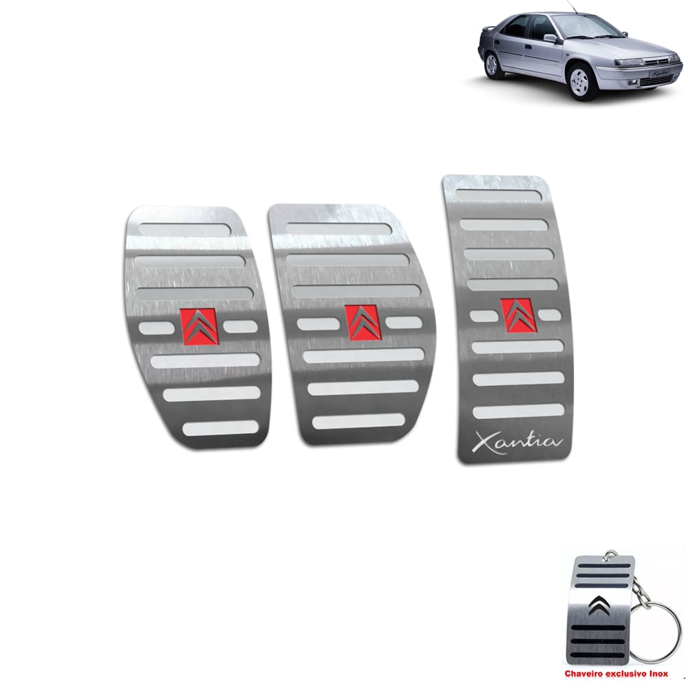 Pedaleira Manual Citroen Xantia 1994 A 2001 Aço Inox