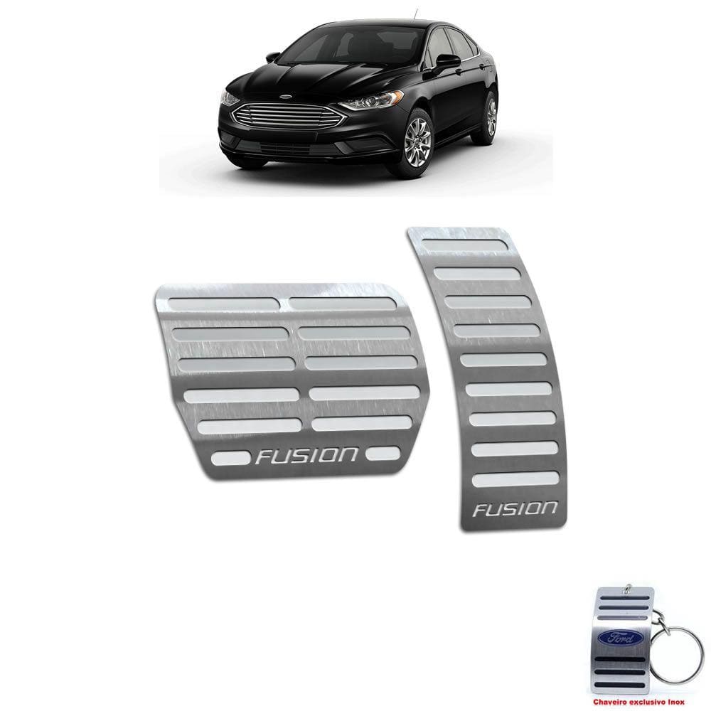 Pedaleira Automático Ford Fusion 2018 2019 Aço Inox