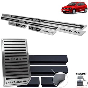 Descanso + Soleira Preto Alto Relevo Gol Trendline G6 G7