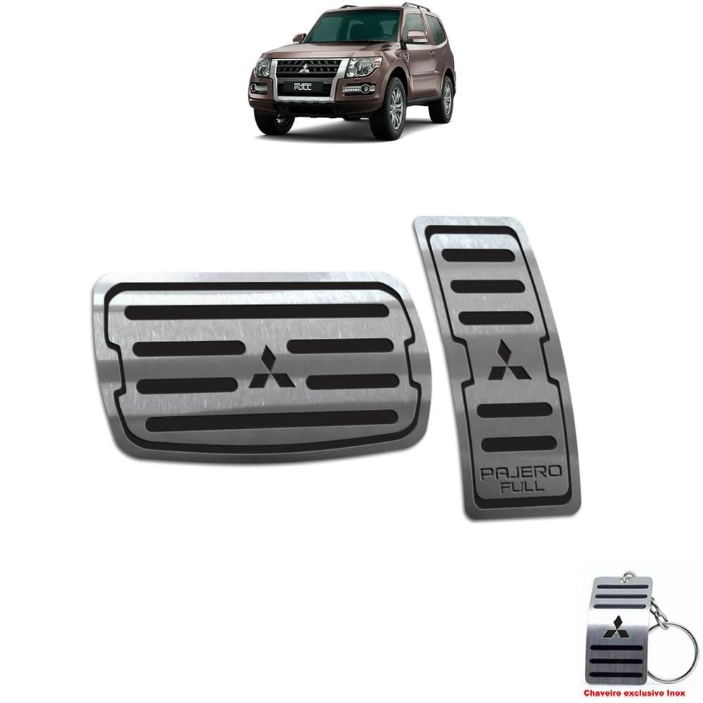 Pedaleira Automático Mitsubishi Pajero Full 2015 2020 Preto