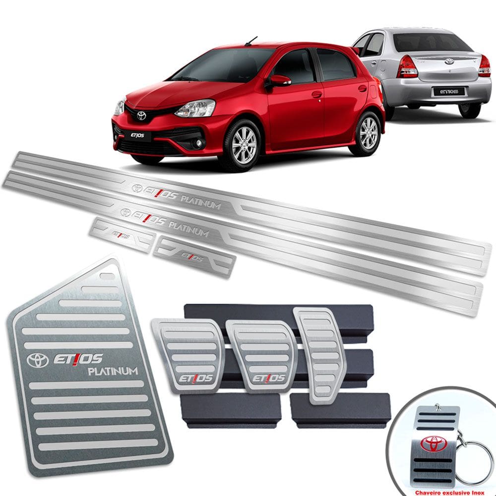 Descanso Pedaleira Manual Soleira Etios Platinum 2014 19