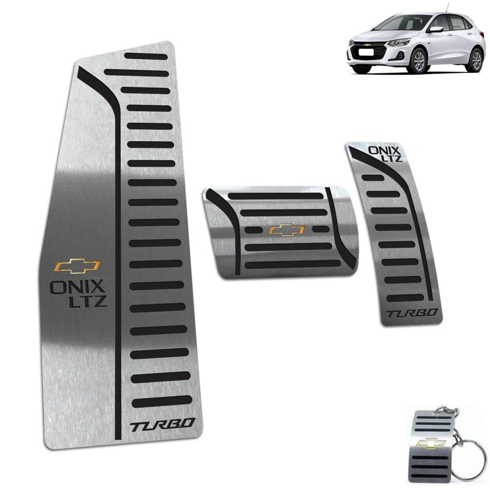 Descanso + Pedaleira Automático Onix Turbo LTZ 2020 Preto