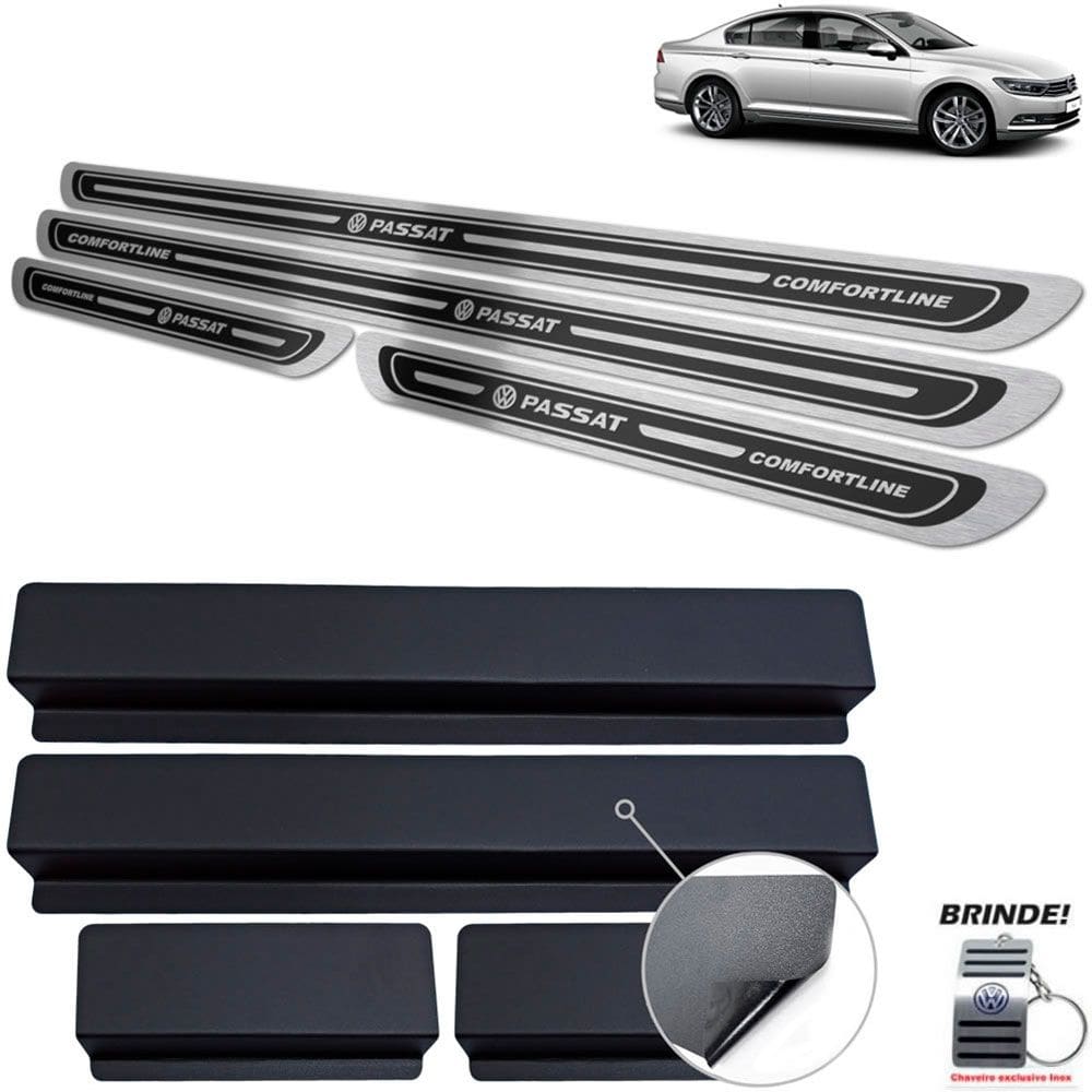 Soleira Preto Alto Relevo Passat Comfortline 2016 A 2019