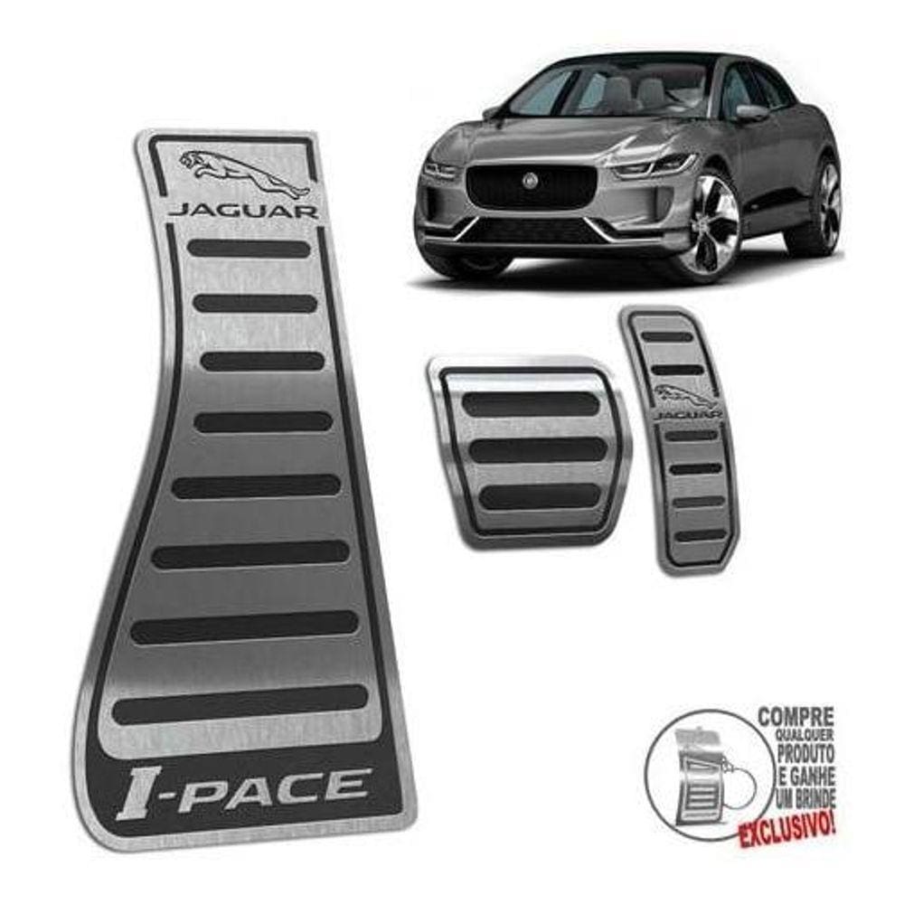 Descanso + Pedaleira Jaguar I-Pace 2019 A 2021 Preto