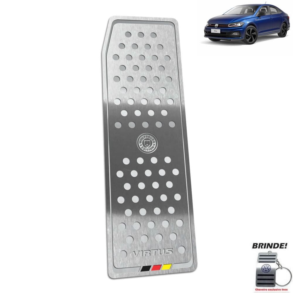 Descanso De Pé Gravação Em Prata Virtus Wolfsburg Ed