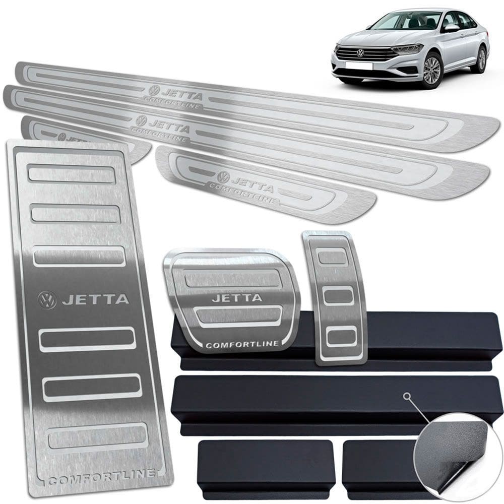 Descanso Pedaleira Soleira Volkswagen Jetta Comfortline Inox