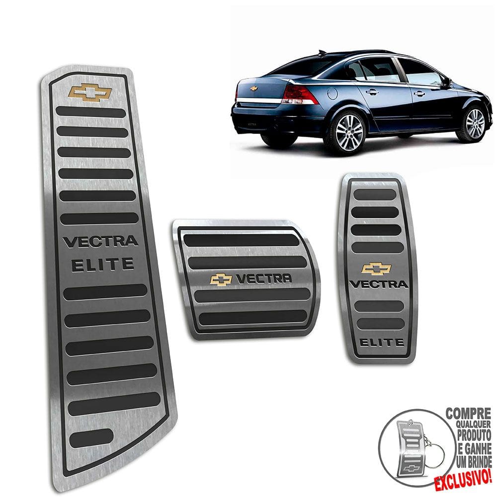 Descanso Pedaleira Automático Vectra Elite 2006 A 2011 Preto