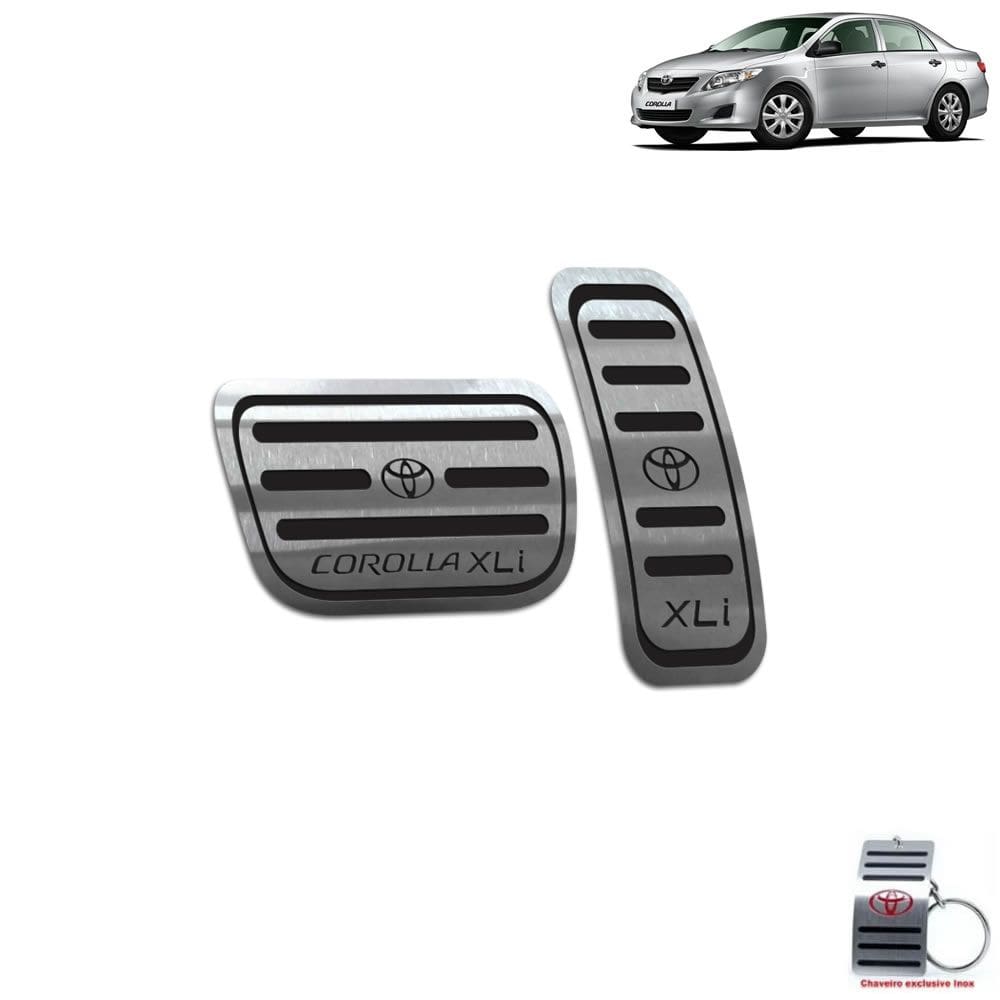 Pedaleira Automático Toyota Corolla XLI 2003 A 2013 Preto