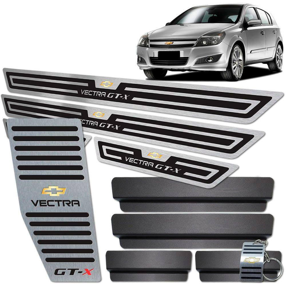 Descanso Soleira Vectra Gt-X 2008 A 2011 Preto Alto Relevo