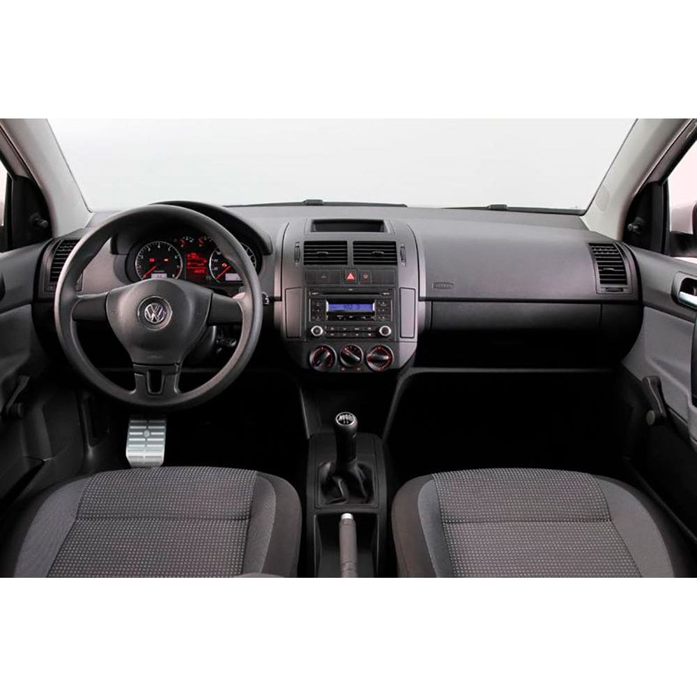 Descanso + Soleira Prata Auto Relevo Polo R-Line 2003 a 2015